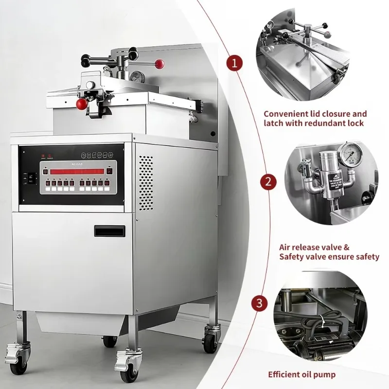 

Customized Commercial Gas Fryer Commercial Electric Commercial Air Fryer Pressure Multi Layer Chicken Fryer Machine