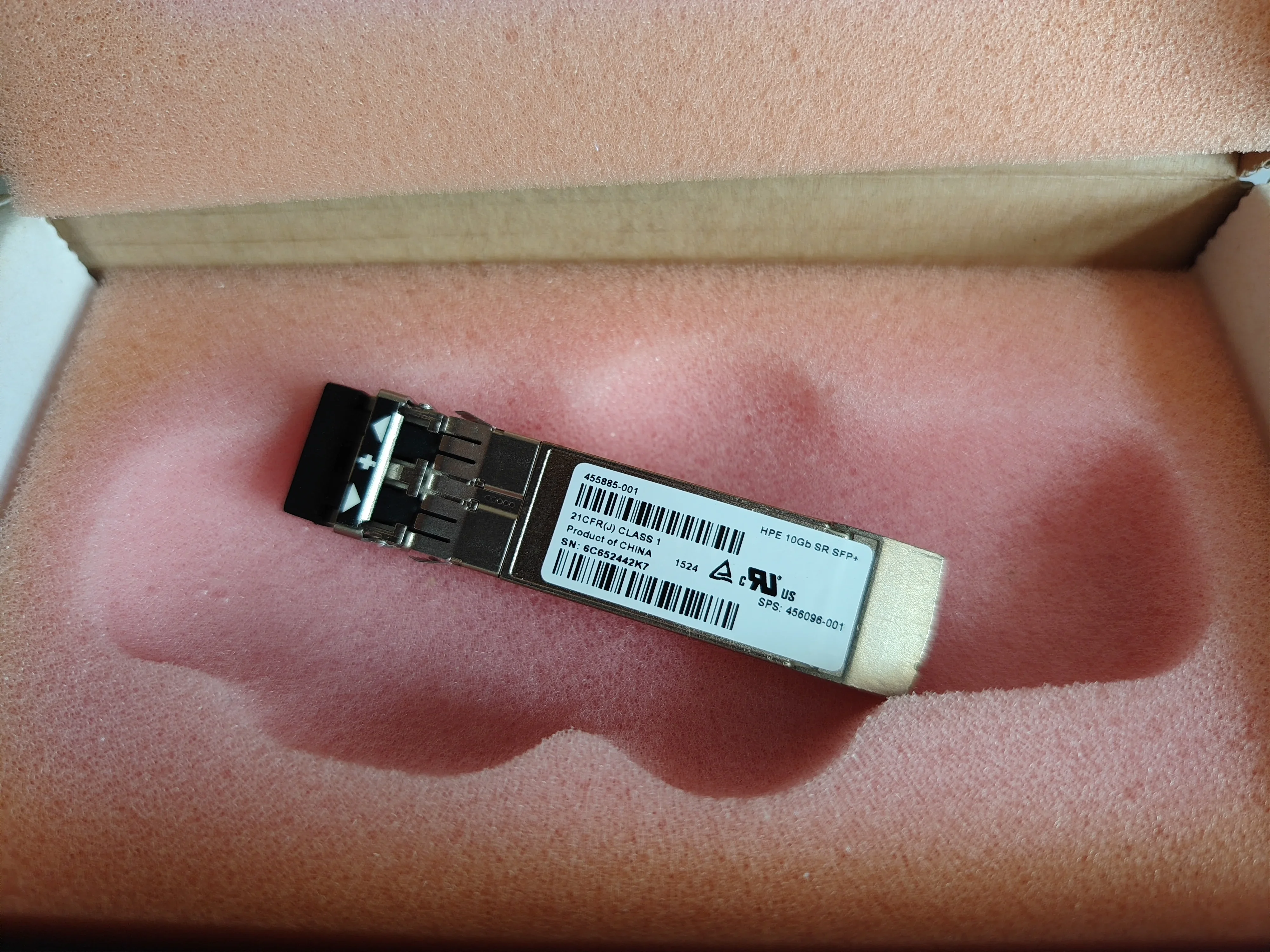 

New Sfp 10gb Module/455883-B21/455885-001/NC523/560FLR/NC530/GEN8/GEN9/H-P 10g Adapter Switch Optical Fiber Module/850NM 10G