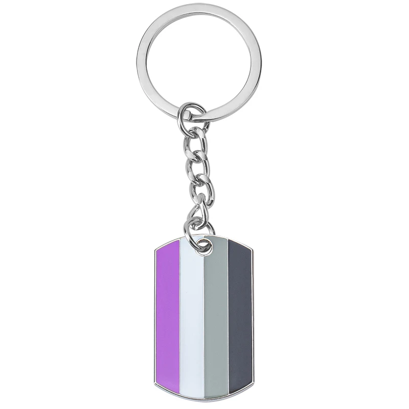 Asexual Rainbow Bisexual pride Transgender pride Demisexual Pride Key Ring Lapel Pin Brooches Pins Flag badge Brooch Badges