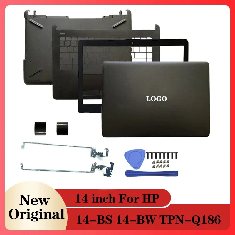 Laptop Case For HP 14-BS 14-BW 14-BU 240 246 G6 TPN-Q186 Notebook LCD Back Cover Hinge Front Bezel Palmrest Bottom Accessories