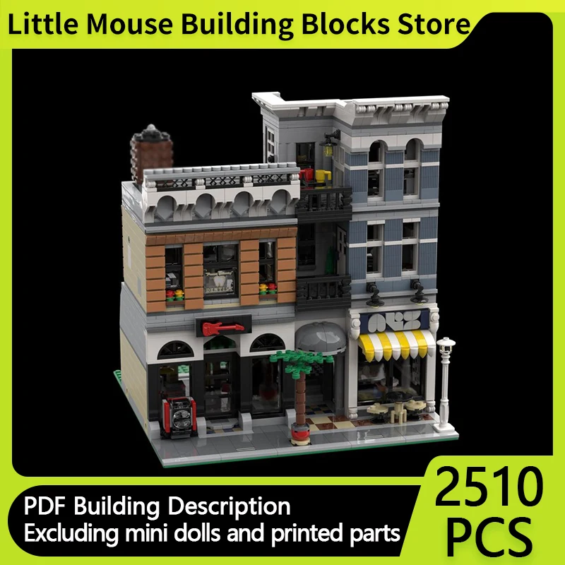 

City Street View Model MOC Building Bricks Dentist's Office Modular Technology Gifts Holiday Assemble Children Toys Suit