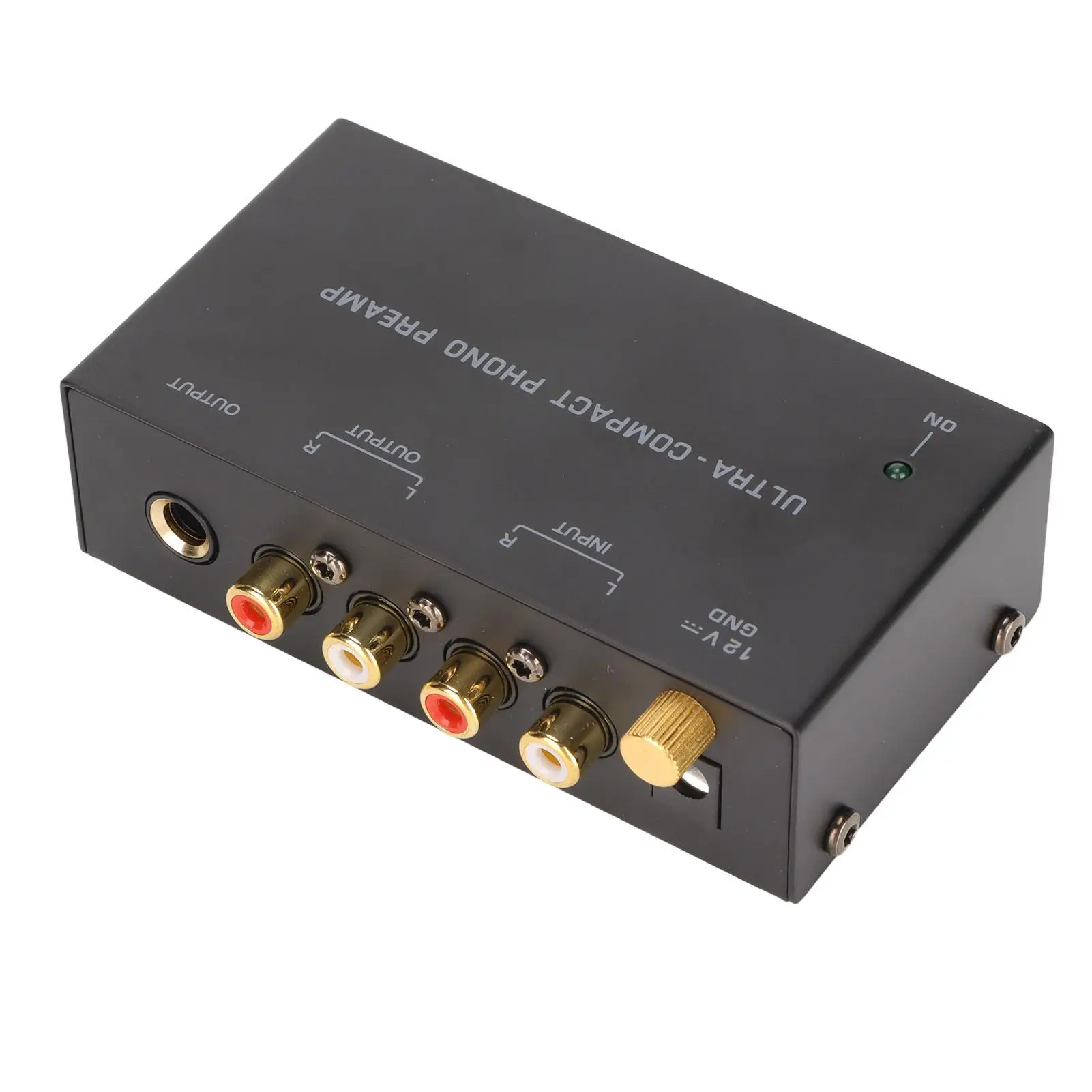 Pré-amplificador Phono com controle de volume e saída 1/4 para plataforma giratória pp400 - Interface de áudio de alta qualidade