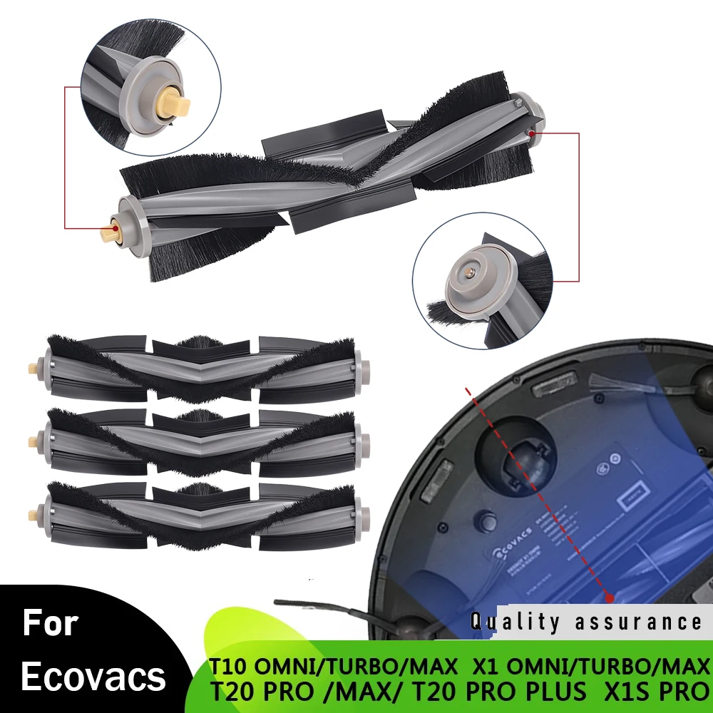 Основные щетки для Ecovacs Deebot T10 OMNI/TURBO/MAX/X1 Omni/TURBO/MAX/T20/T20 PRO PLUS/X1S PRO, замена робота-пылесоса Основные щетки для Ecovacs Deebot T10 OMNI/TURBO/MAX/X1 Omni/TURBO/MAX/T20/T20 PRO PLUS/X1S PRO, замена робота-пылесоса