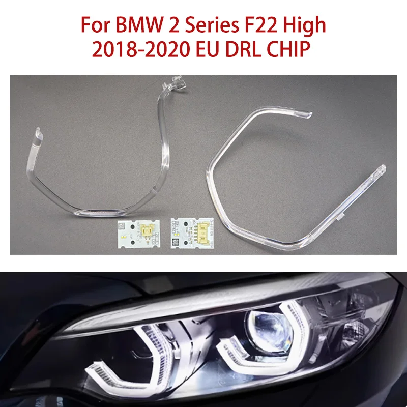 

Conduit Strip For BMW 2 Series F22 2018-2020 LED EU White Light Angel Eye Car DRL CHIP Daytime Running Light Ballast Module