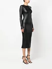 oil shiny bodycon