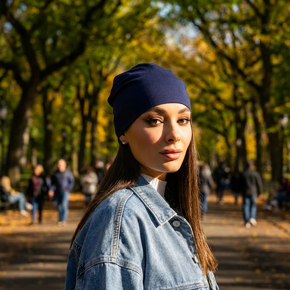 Weiche, leichte, schweißableitende Beanie-Mütze für Damen und Herren, Frühling, Sommer, Outdoor, Yoga, Laufen, Gehen, Workout, Sport – Detail 4