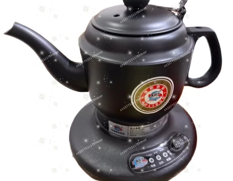 Small long-spout electric water kettle, thermal electric teapot, kung fu tea making, automatic power off, decorative jar