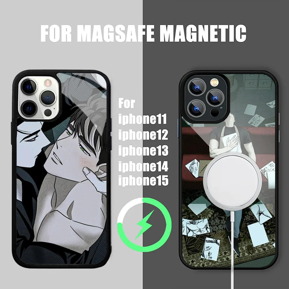 Чехол под Greenlight для телефона IPhone 15 14 13 Pro Max 11 12 Mini Alex, зеркальный чехол для беспроводной зарядки Magsafe