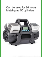 Off-road vehicle pump four-cylinder air compressor car inflatable pump car tire high-pressure high-power 12v car with