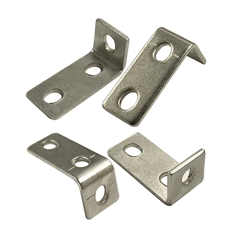 

10 pcs 90 Degree Angle L Shaped Connector Corner Bracket Brace Joint Fastener Shelf Support for Furniture Cabinet Screens