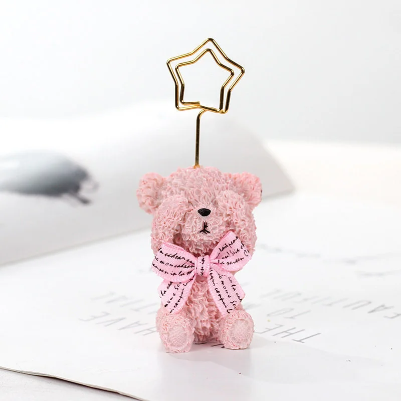 1PC Vintage England Mailbox Photo Paper Clip Note Holder Desk Name Card Wedding Favors Place Card Memo Clip Home Decoration Gift