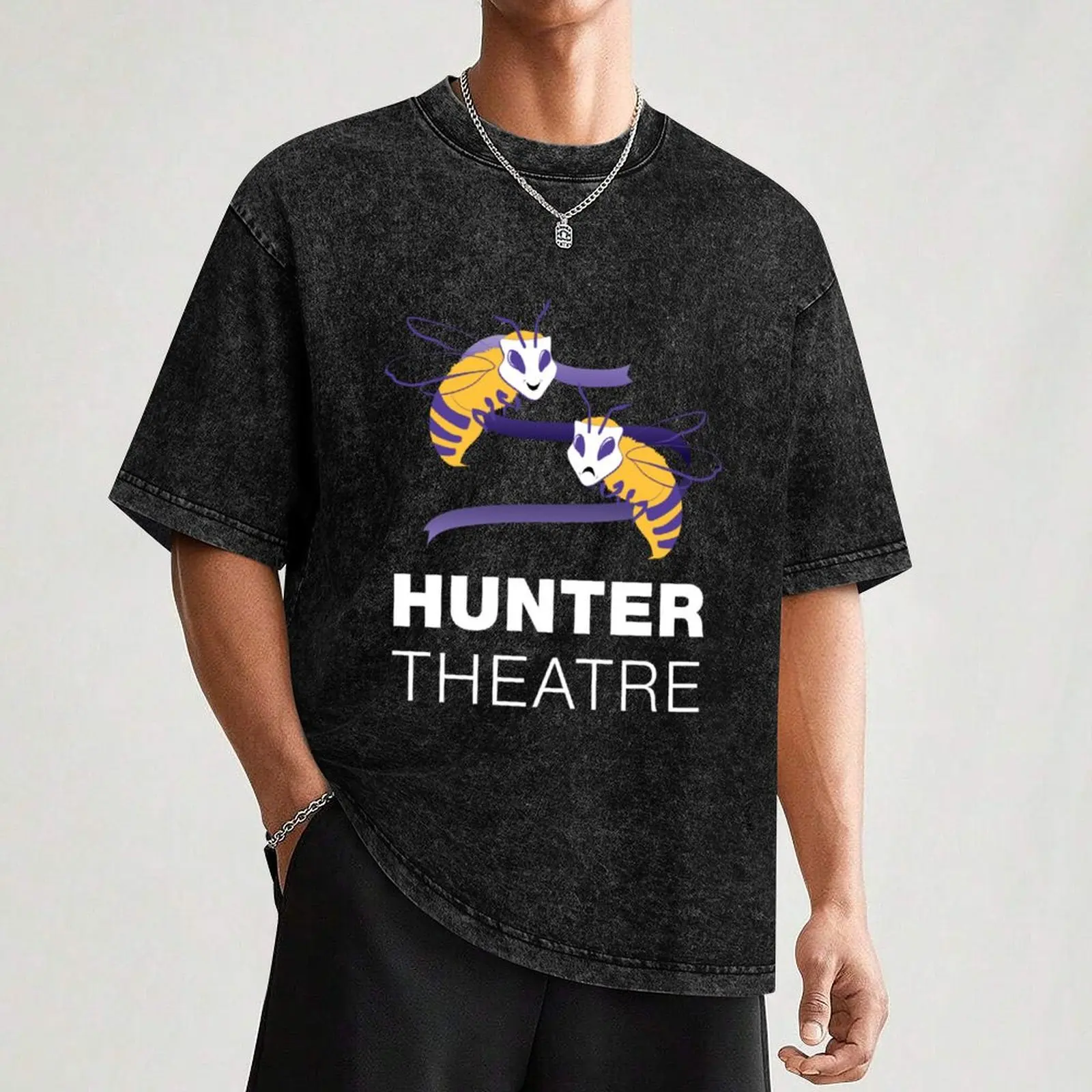 [Front] HTD Baker Bees Hoodies T-Shirt Street Fashion Casual Tee Shirt