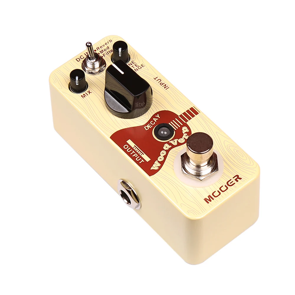 

Mooer WoodVerb Digital Reverb Acoustic Guitar Effect Pedal True Bypass Reverb Effect with 3 Modes Reverb/Mod/Filter