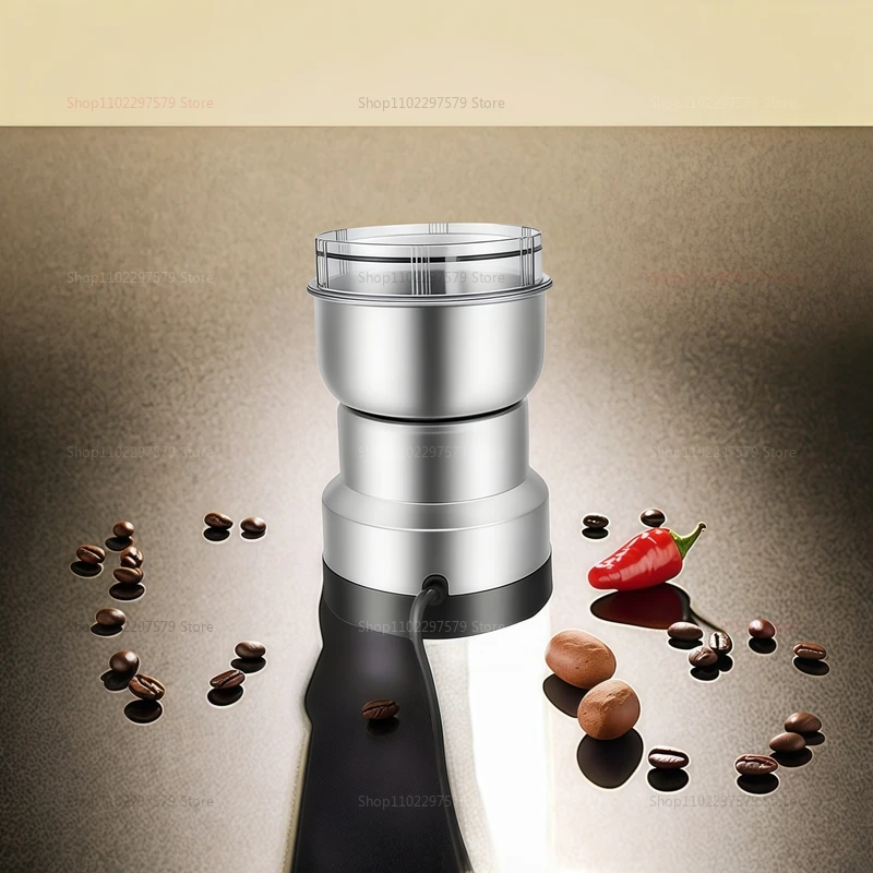 مطحنة كهربائية منزلية متعددة الوظائف لتوابل حبوب البن والحبوب ومسحوق الأعشاب مثالية لاستخدام المطبخ