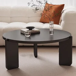 Minimalist Modern Coffee Table Design Luxury Beauty Trendy Coffee Table Living Room Organizer Round Table Basse Home Furniture