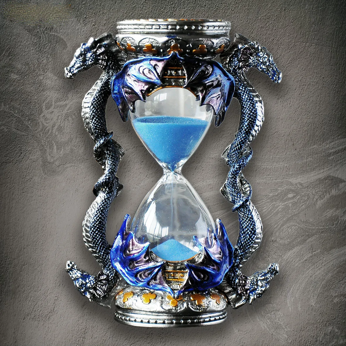 

Retro Metal Hourglass 15 Minute Timer Dragon Shaped Creative Home Decorations Accessories Birthday Wedding Christmas Gift ZC681