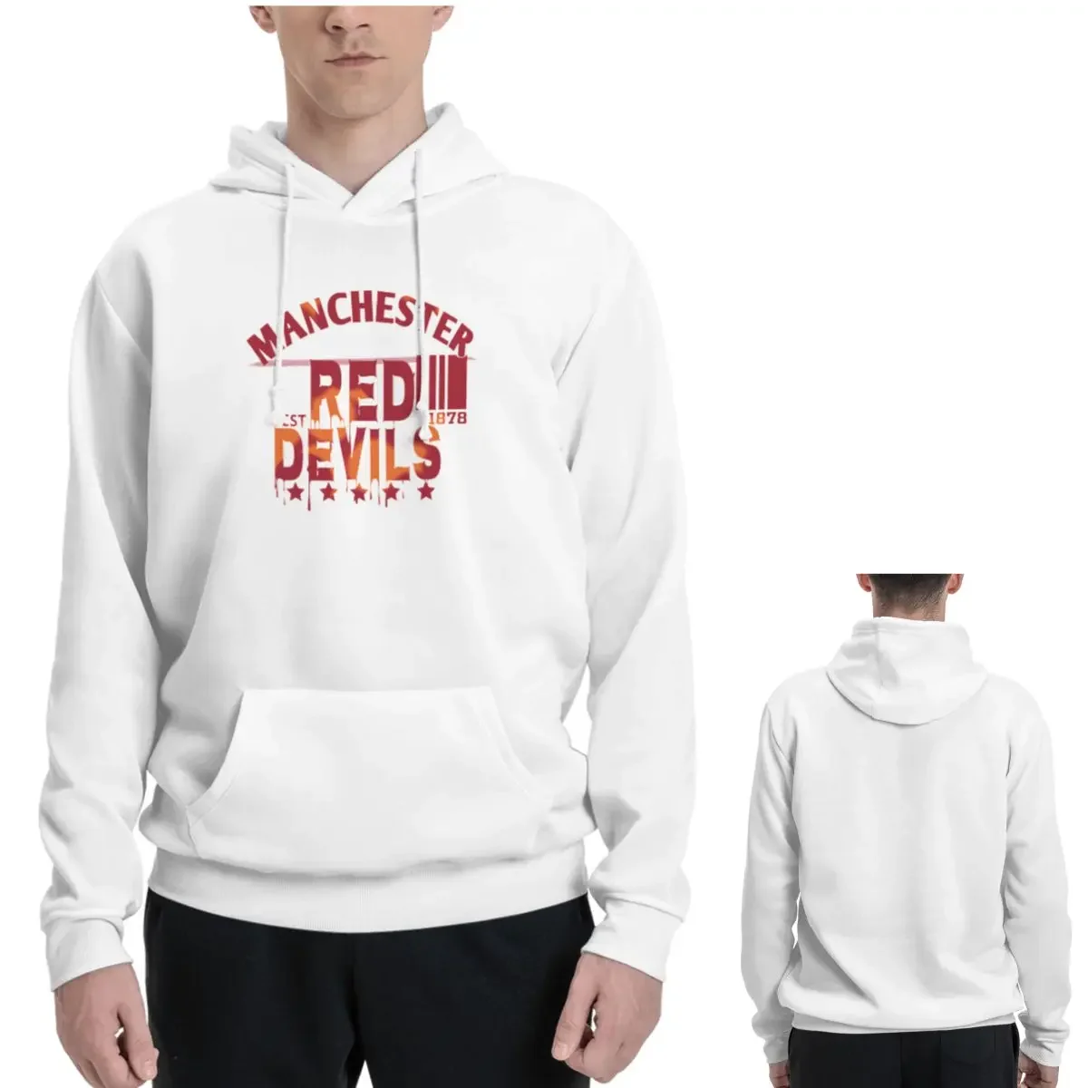 Devils Of Manchester, Manchester Is Red Hoodies Men Women Casual Pullover Sweatshirt Harajuku Long Sleeve Clothing Autumn Winter