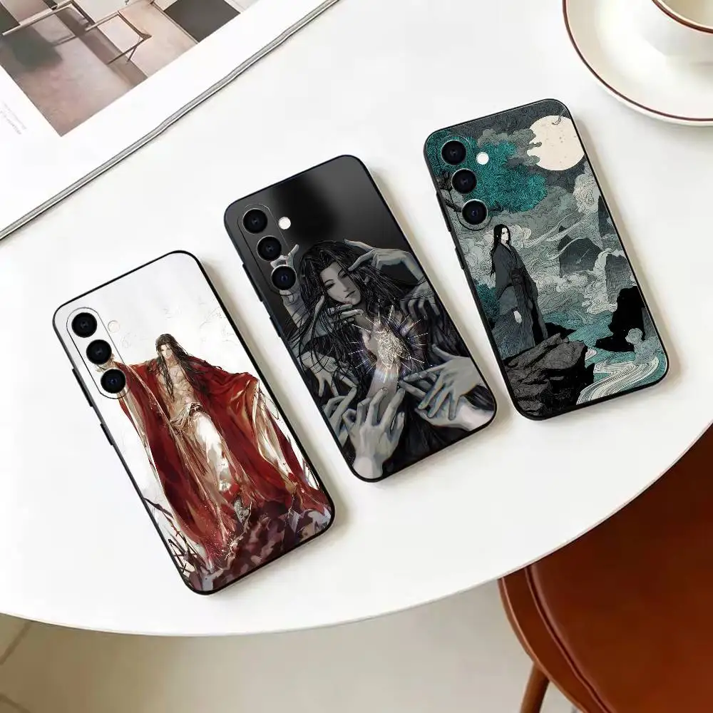 R-Reverend -Insanity Fang Yuan (  Soft Silicone phone Case for Samsung Galaxy A73//A72/A70/A53/A52/A51 - Black