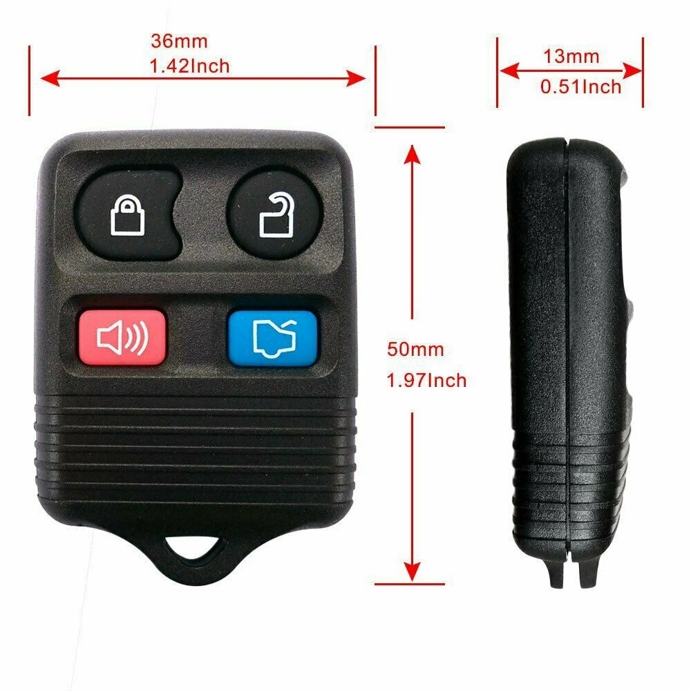 2X Car Remote Key Fob for 2004 2005 2006 2007 2008 2009 Expedition Explorer