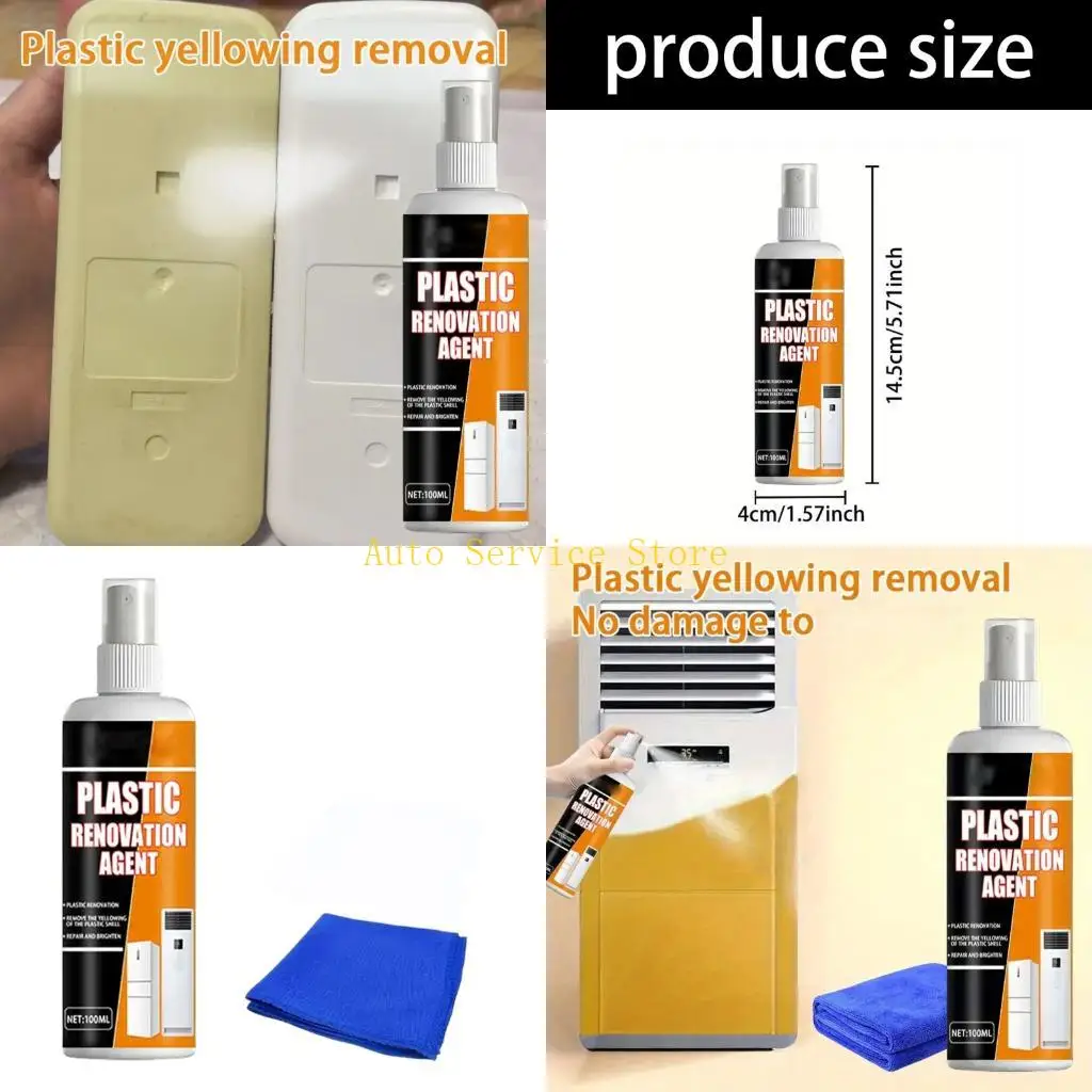 462A Effective Plastic Brightener Quick Acting for Car Lights Bathroom Appliances
