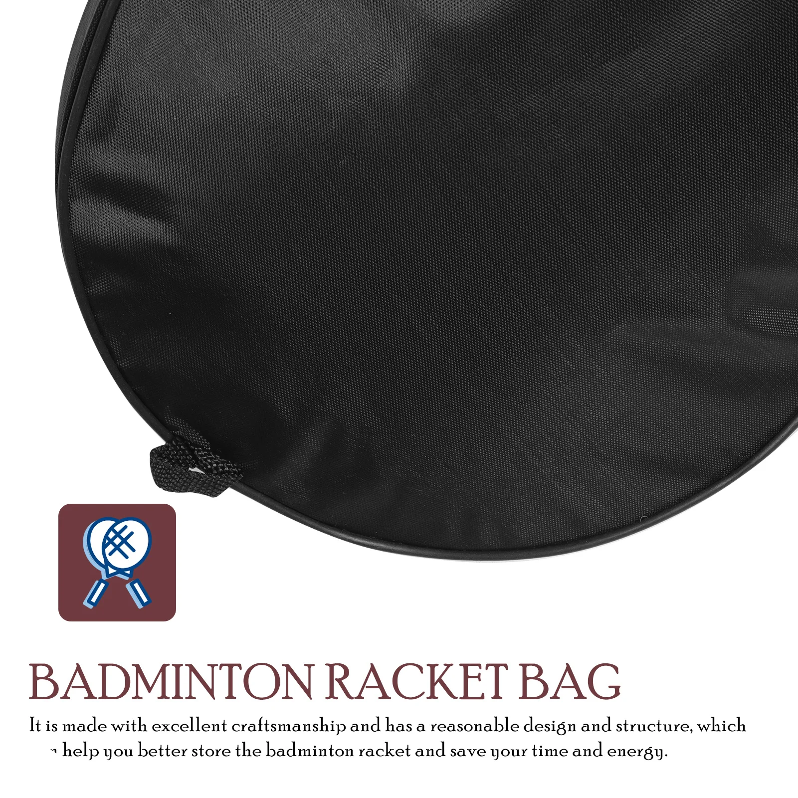 Borsa per racchetta da badminton a spalla singola Custodia sportiva multifunzione durevole in tessuto Oxford portatile per esterni