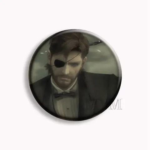 Metal Gear Solid Raiden Venom Snake Anime Knappnål Spelkaraktär Venom Katt Rolig Meme Brosch Badge Väskedekor Gamer Samla 8 best sales nålgift - №4