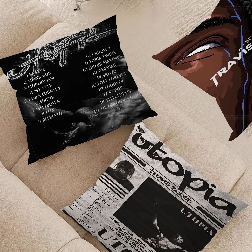 

Utopia Album Office Cushion Pillowcase Car Cushion Cover45X45CM Lumbar Pillowcase Sofa Pillowcover