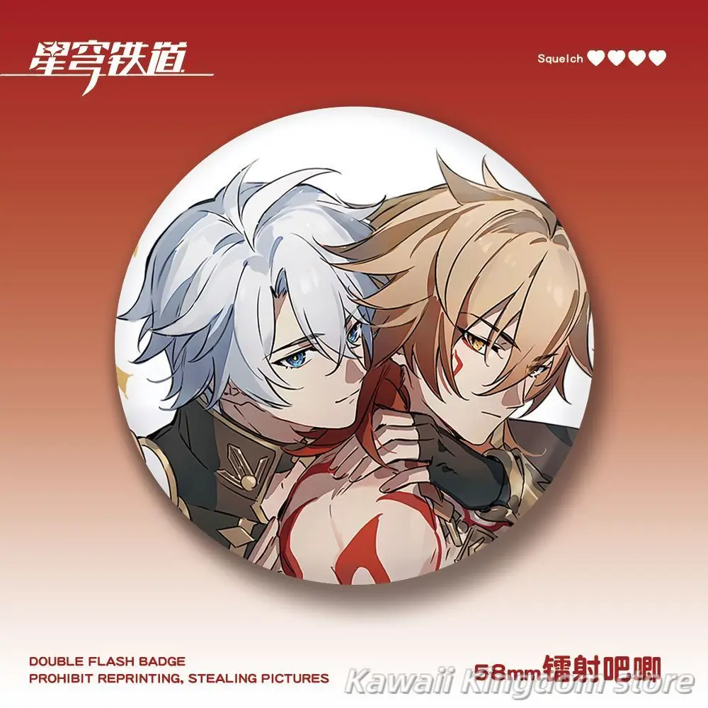 هونكاي: ستار السكك الحديدية Mydei Phainon زر دبوس لطيف أنيمي شخصية الكرتون بروش شارة لحقيبة الظهر اكسسوارات ديكور المشجعين