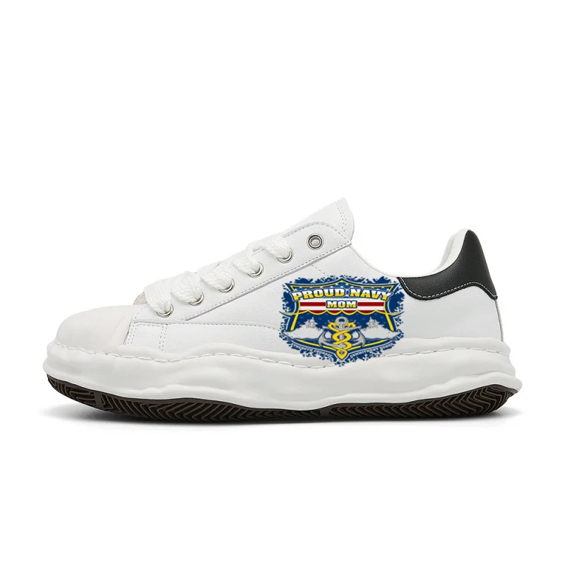 Proud Navy MomVintage Fashion Street SneakersThe design is retro, stylish, comfortable, and versatileSuitable for street fashi