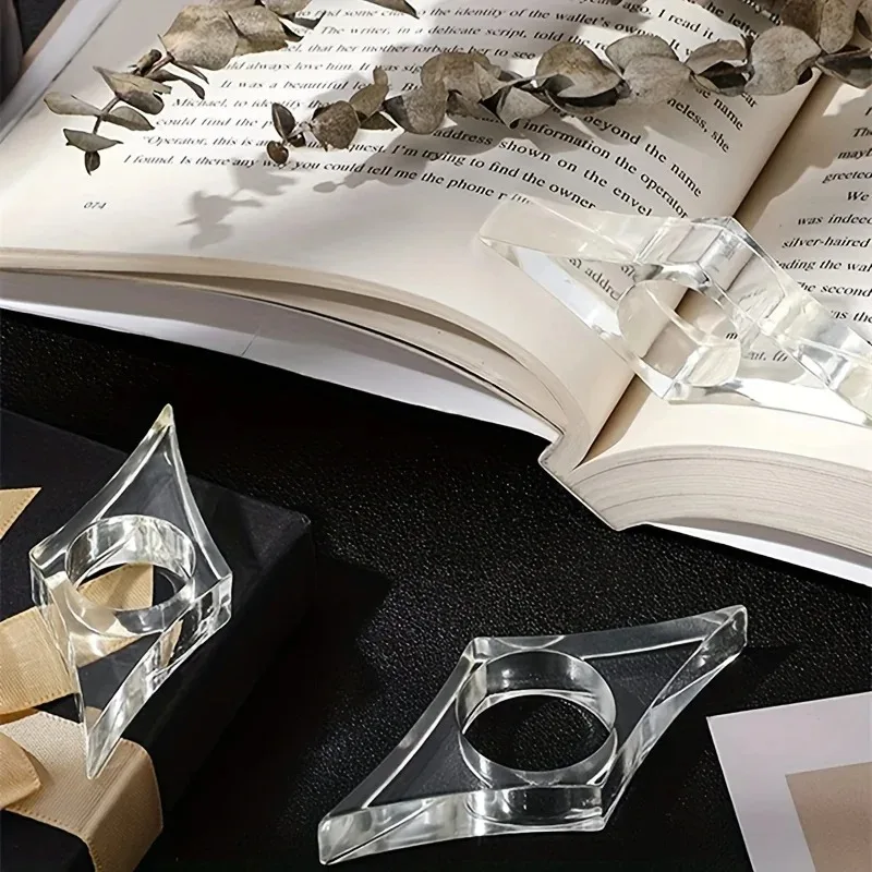 1PC Creative Resin Thumb Book Stand , Reading Aid & Expander, Reduces Eye Fatigue - Durable Bookmark , For Students And Readers