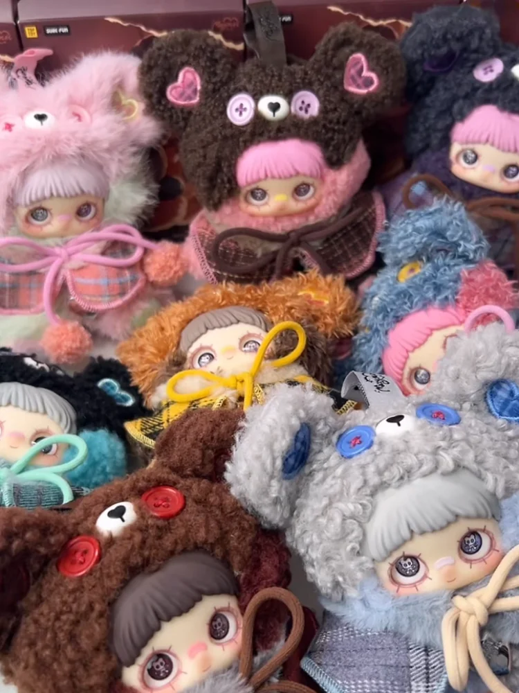 ของเล่นใหม่แท้ Maymei Tiny Bear Cookie Series กล่องสุ่มสุดฮิต ของสะสมตุ๊กตาคาวาอี้ ของตกแต่งกระเป๋า ของขวัญวันเกิด