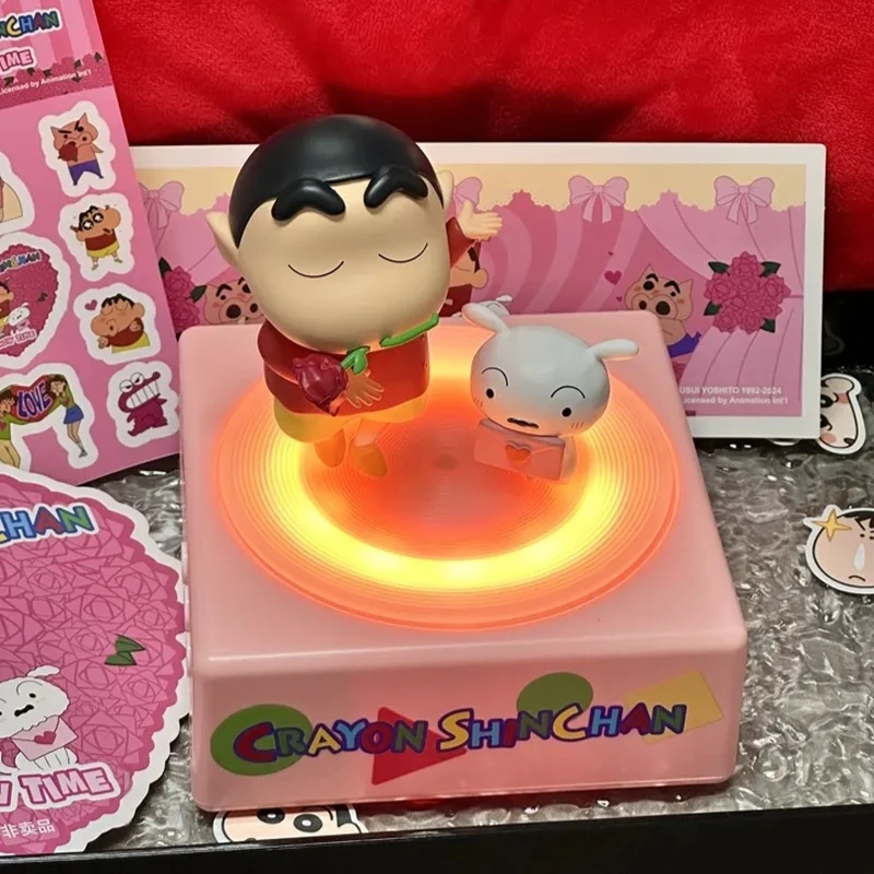 

Новый карандаш Шин-Чан, аниме, Bluetooth-динамик, фигурка, настольное украшение, серия музыкального фестиваля, детские рождественские подарки, игрушки и хобби