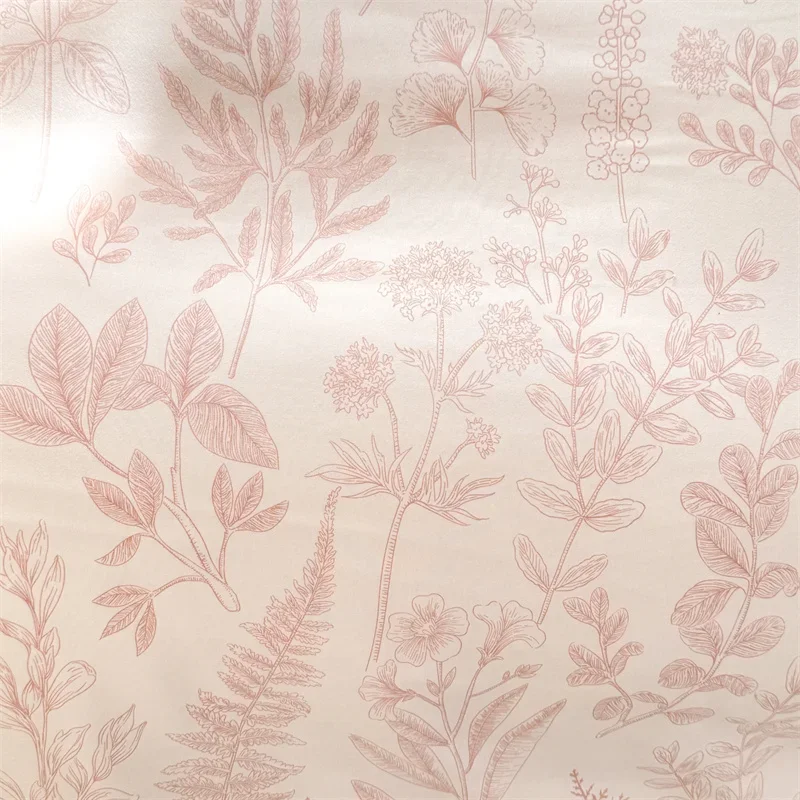 Bonenjoy Pink Flower Duvet Cover Sets Washed Polyester Super Soft Bed Cover Sets Single/Queen/King Quilt Cover with  Pillowcase