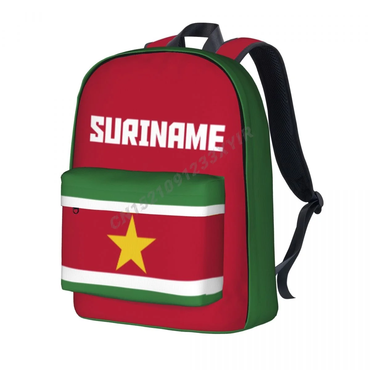 Unisex Backpack Suriname Flag Surinames Stitch Schoolbag Messenger Bag Case Laptop Travel Bag Mochila Gift