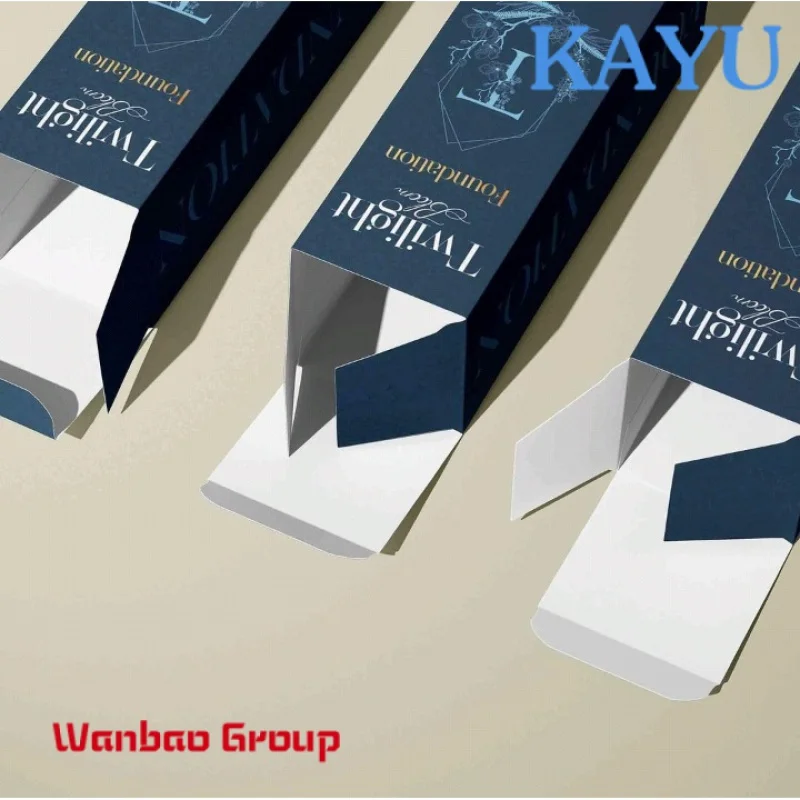 กล่องบรรจุภัณฑ์เครื่องสำอางแบบกระดาษสำหรับขวดน้ำมันหอมน้ำหอมแพ็กเกจแบบกำหนดเองได้