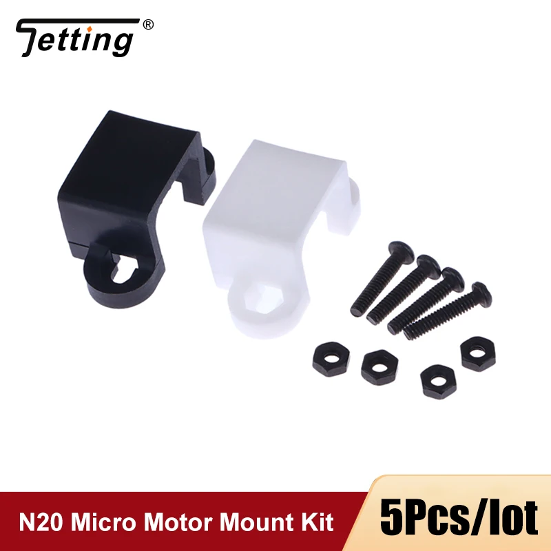 Latest 5Pcs/lot N20 Micro Motor Mount Kit DC Gear Motor Mounting Bracket For N20 Series Motor Toy Accessory