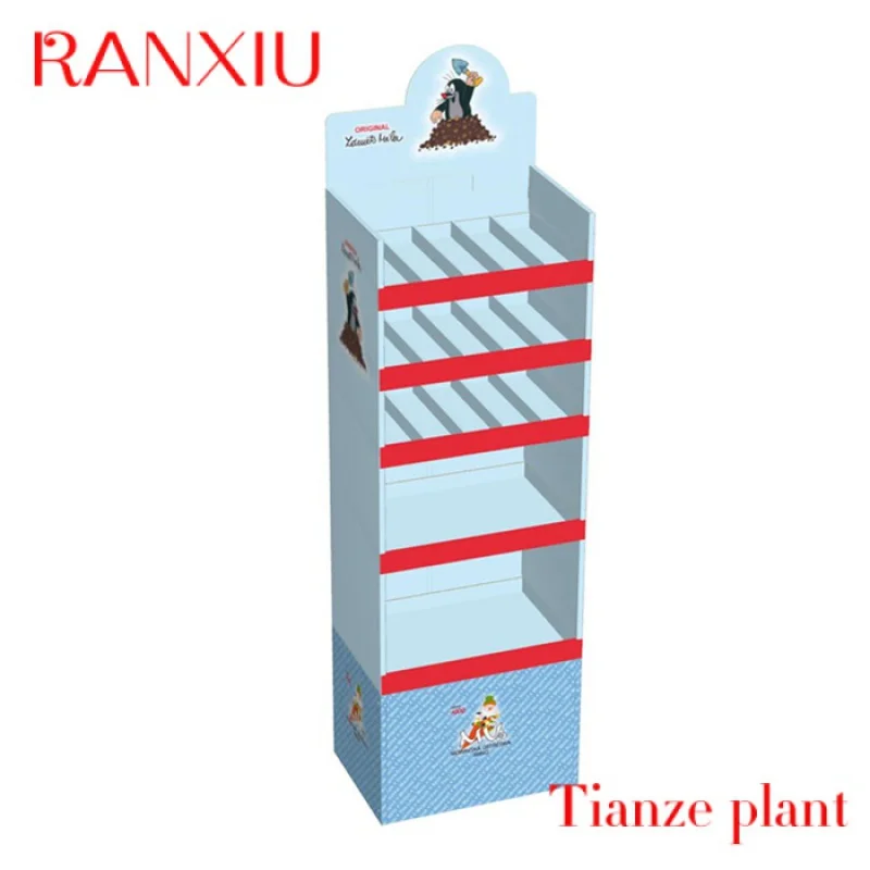 CustomFree New Custom Design High Quality Promotion Recyclable Power Bank Paper Display Shelf