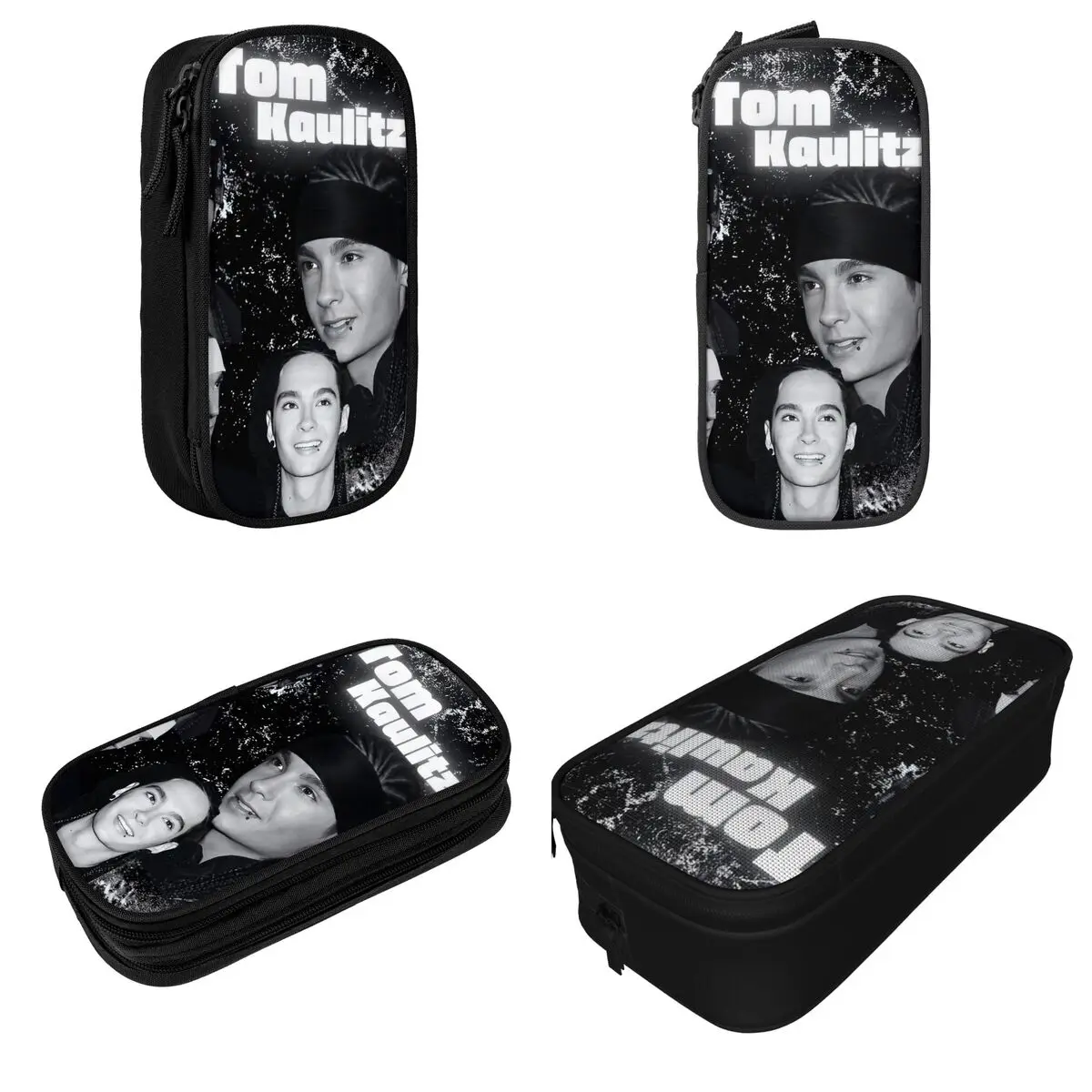 Tokio Hotel Tom Kaulitz Pencil Cases Fun Pen Holder Pencil Bags Student Big Capacity School Supplies Gift Pencilcases