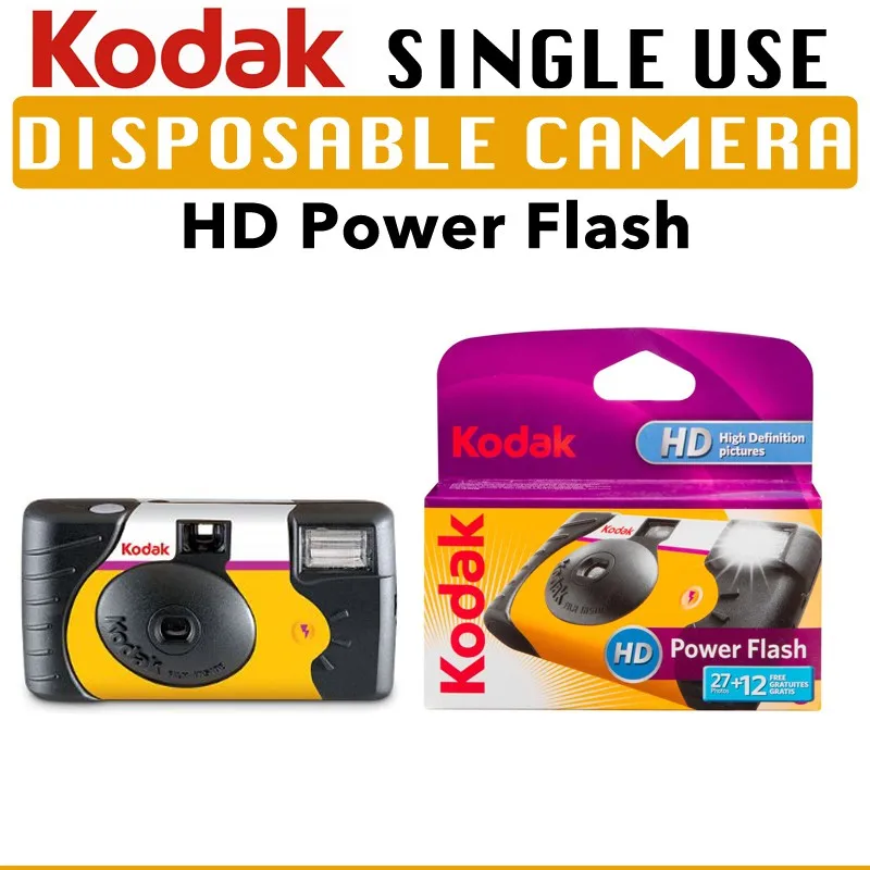 

Original Kodak 39 Photo FunSaver Single Use Camera With Flash Disposable Point-and-Point Film Cameras 27 Sheets 39 Sheets