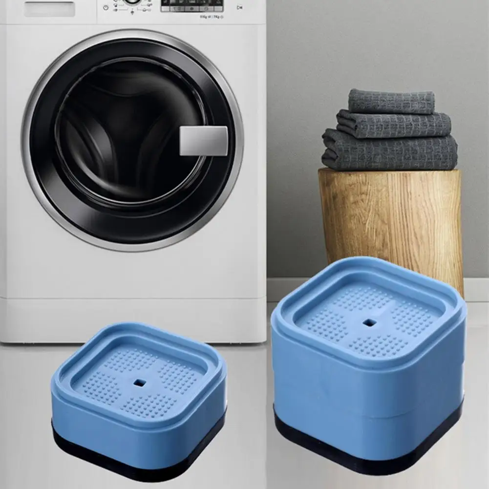Noise Reduction Riser Stackable Bed Risers Stackable Furniture Riser Set for Washing Machine Anti-slip Shock-absorbing Pads