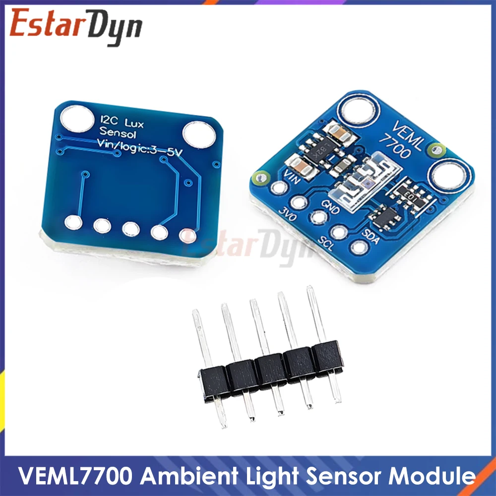VEML7700 Ambient Light Sensor Module 120k Lux, I2C Interface, 3.3V/5V Compatible for DIY