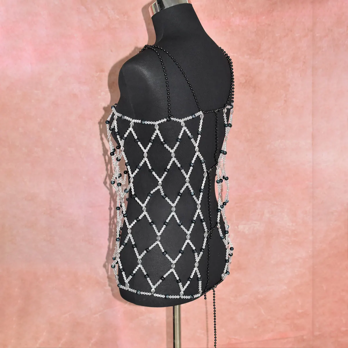 Body Chain Sexy Bra Chain grid Totally Hand-made String Of Beads Bikini Chest Chain Birthday Party Night Club Body Jewelry