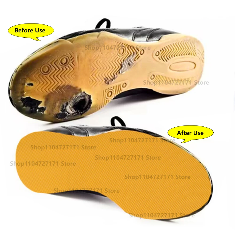 Rubber Sole for Shoe Repair Materials Shoe Protector Sole for Sneaker & High Heels Outsole Replacement Non-Slip Shoe Bottom Grip