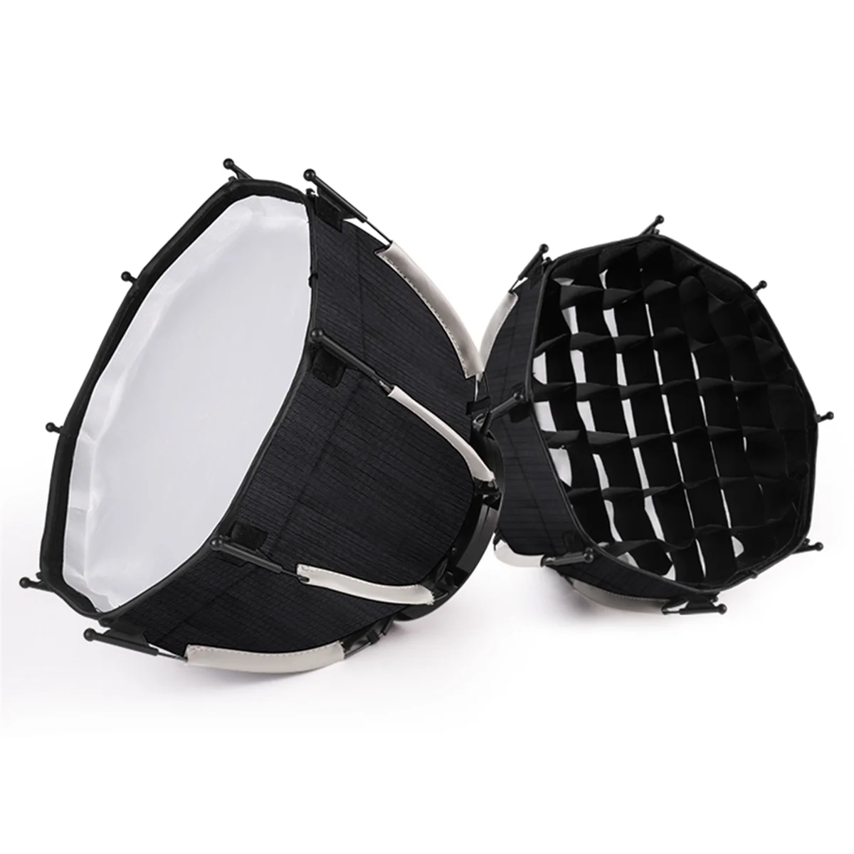 A26P 30cm Octagonal Softbox Mini Bowens Mount Quick Release Honeycomb Grid Softbox for ZU60 or M60 COB Fill Light Studio