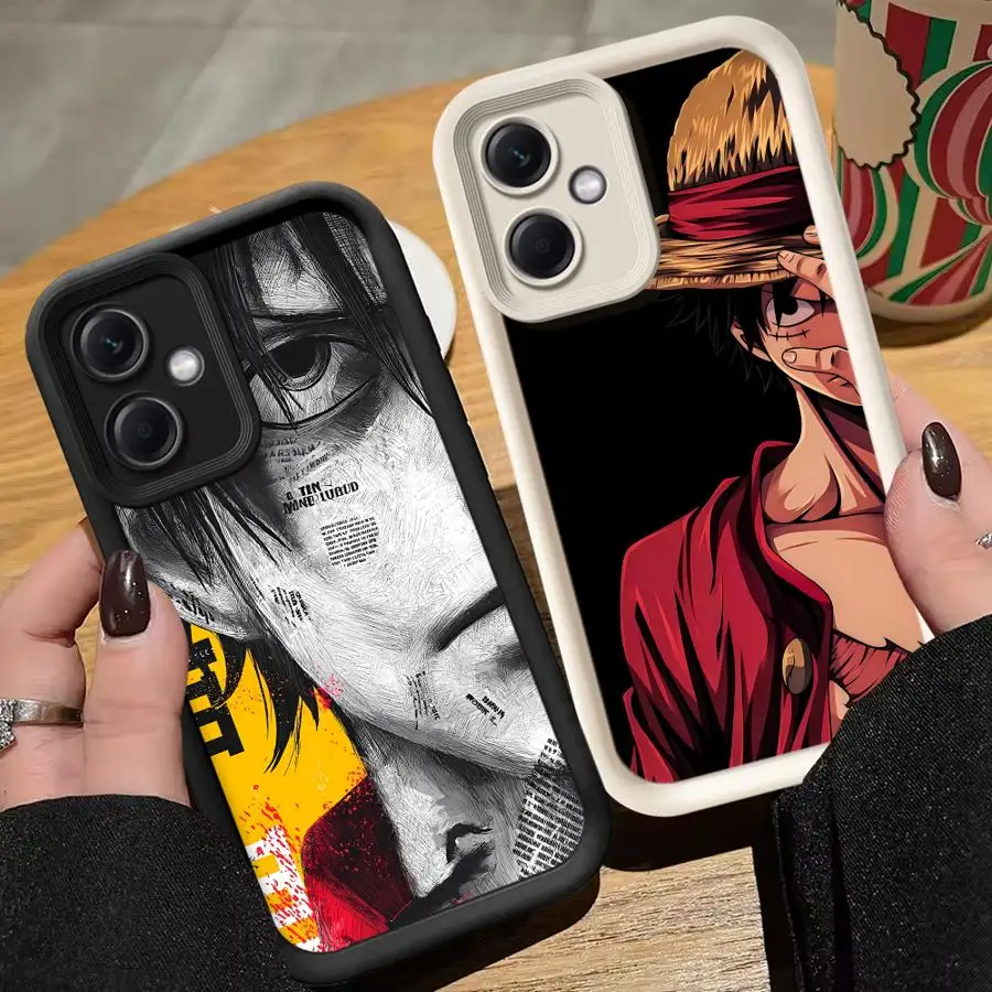 حافظة ناعمة لهاتف Xiaomi Redmi Note 11s 12s 13 14 Pro Plus 10 11 12 Pro Cool One Piece Luffy