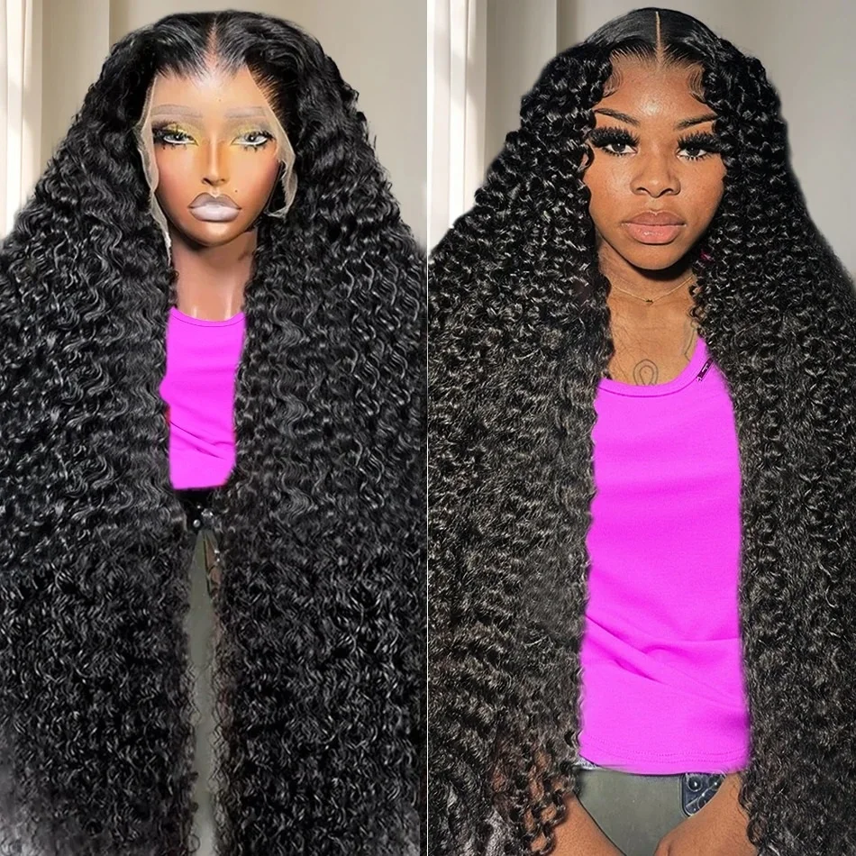 Brazilian 180 Density Hd 13x6 Water Curly Human Hair Wigs Loose Deep Wave Lace Front 5x5 13x4 360 Glueless Closure Wig For Women