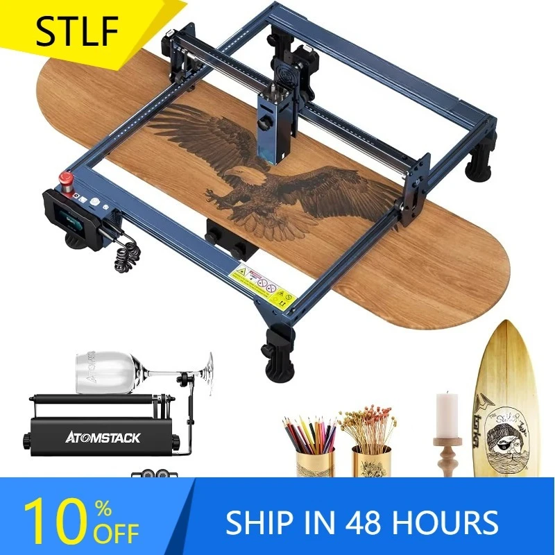 Xiangyin Atomstack X7 S10 A10 PRO 50w Diode Kleine Mini Tafelblad Printer Hout Acryl Graveren Snijmachine R3 Pro Rota