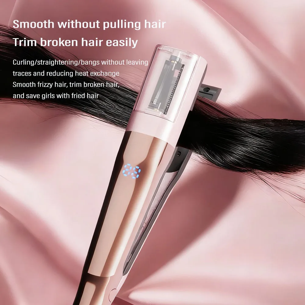 2 in 1 USB Charging Cordless Hair Clipper for Repairing Hair Tails Household Making Hair Smoother and Smoother Hair Split