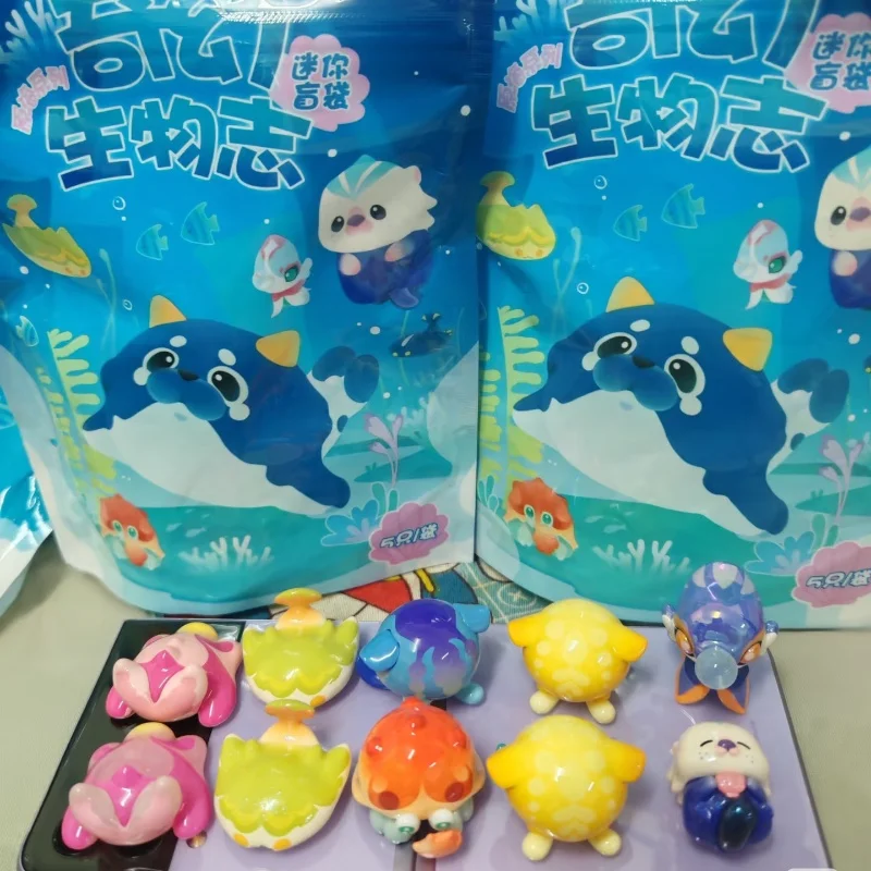 

Genuine Suplay Genshin Impact Fantastic Creatures Series Blind Bag Mini Figurines Desktop Ornament Model Toy Mystery Box Gift