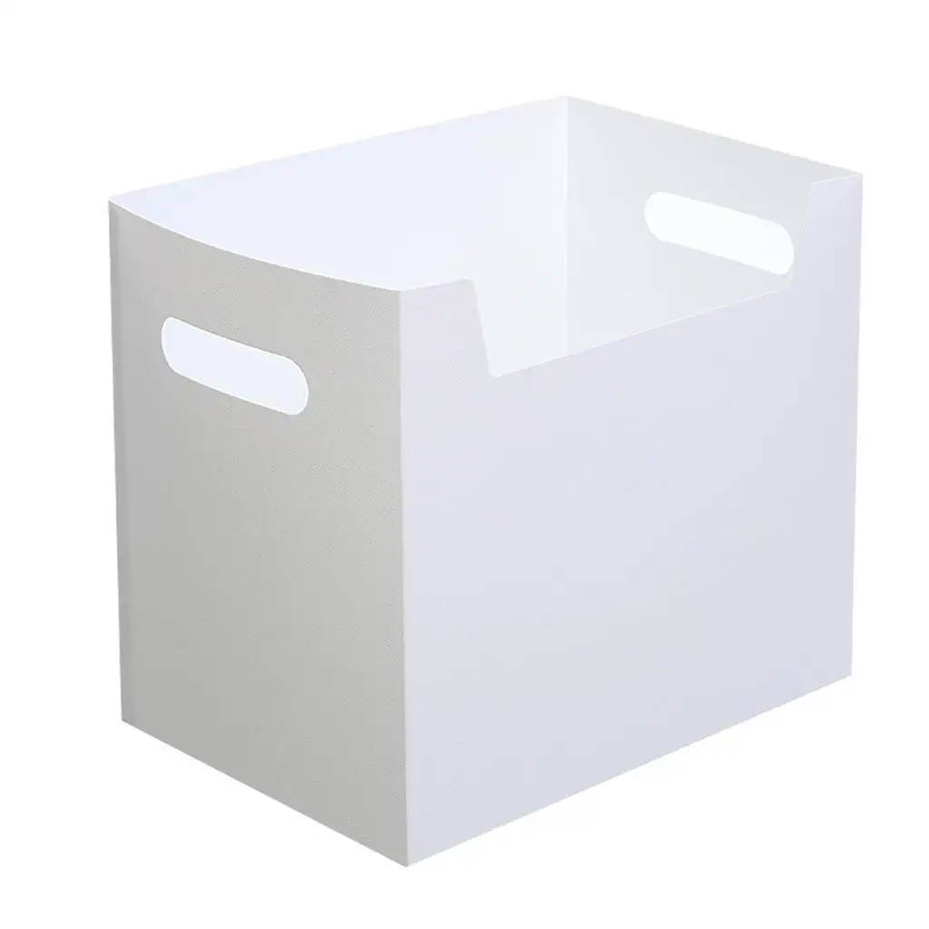 Simple Desktop Storage Box, Portable Collapsible Books File Organizer, Storage Bin, Storage Baskets Organization Cabinet